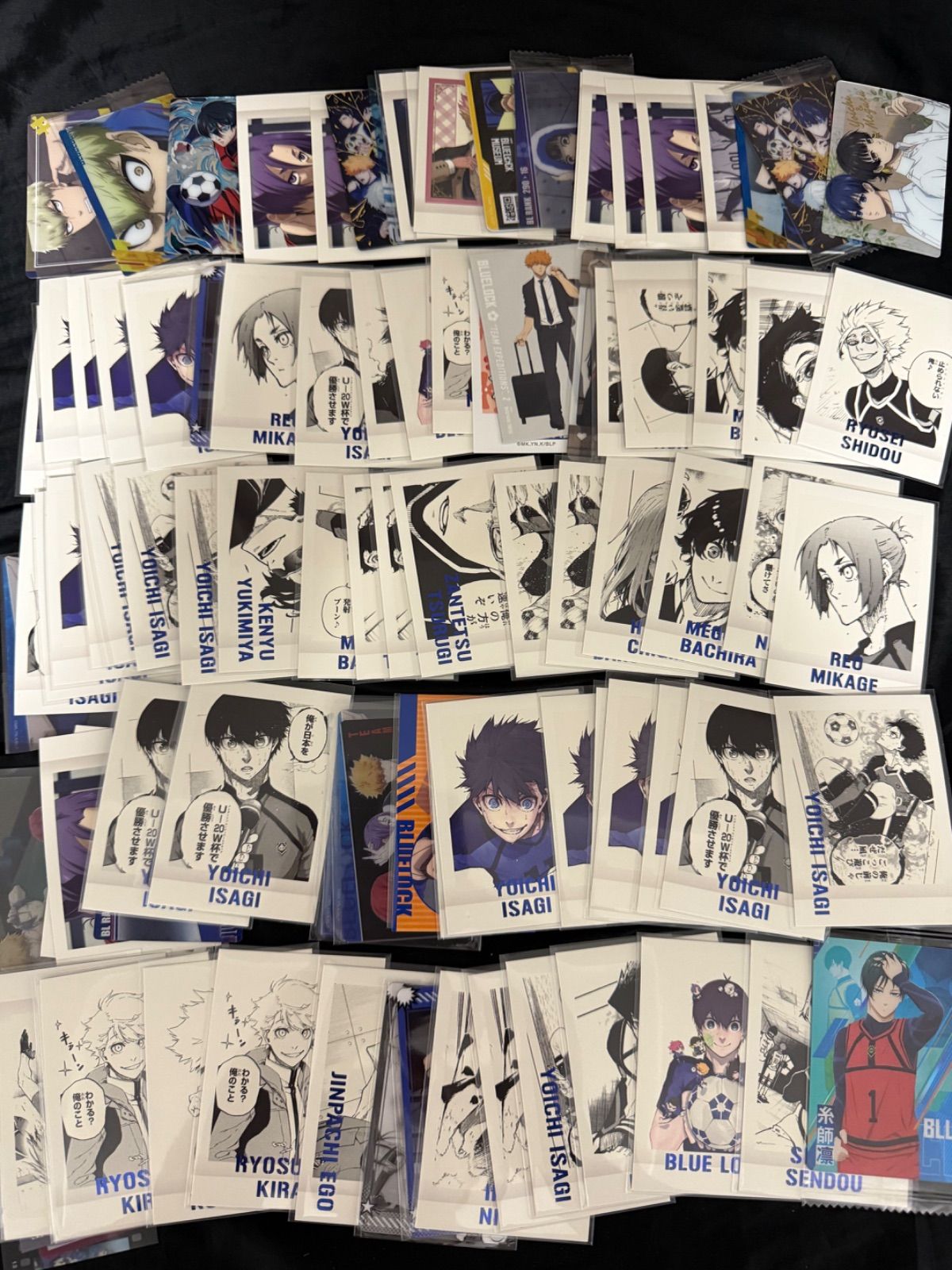 ブルーロック ウエハース ぱしゃこれ等 カード類 約1000枚大量まとめ