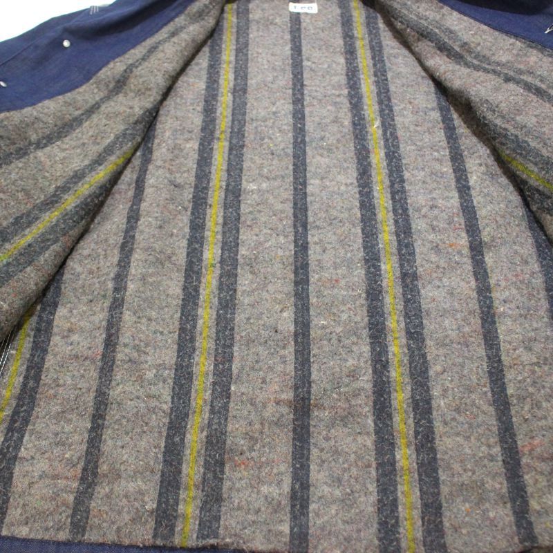 70s USA製 vintage Lee 81-LJ 裏地ブランケット バッドダイ デニム