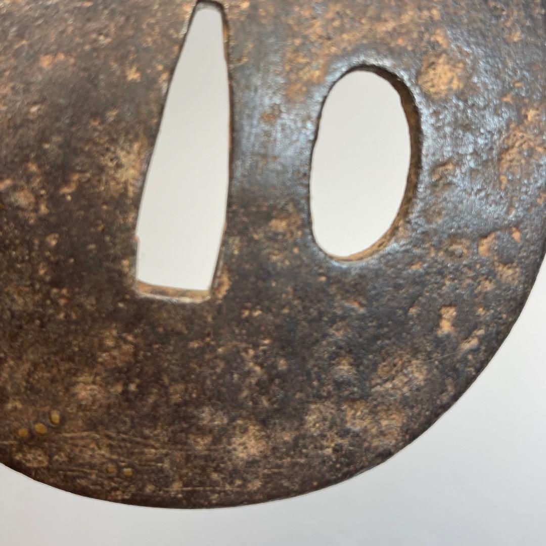 金象嵌入　時代　鉄地　つば　東さ6-0216① 金象嵌入 時代 鉄地 つば 東さ6-0216① - メルカリ