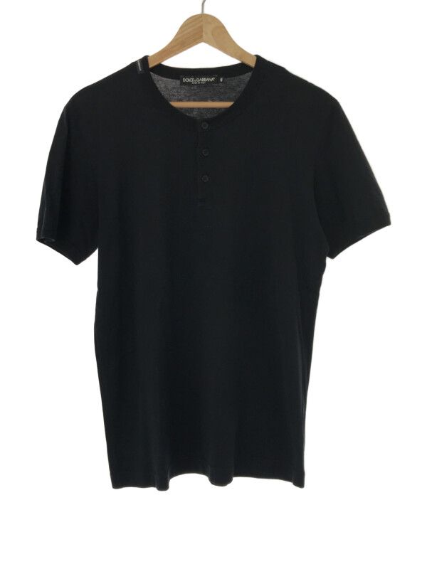 DOLCEu0026GABBANA ドルチェ＆ガッバーナ 16SS ヘンリーネックTシャツ ブラック 46
