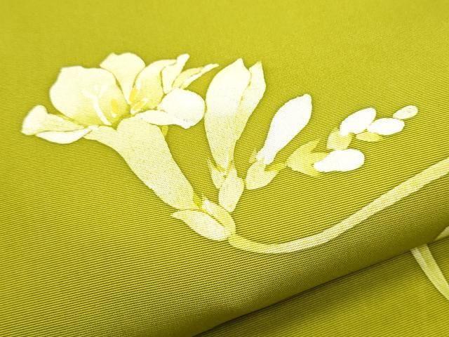 平和屋着物○塩瀬 九寸名古屋帯 枝花文 正絹 逸品 CAAX1590hy - メルカリ