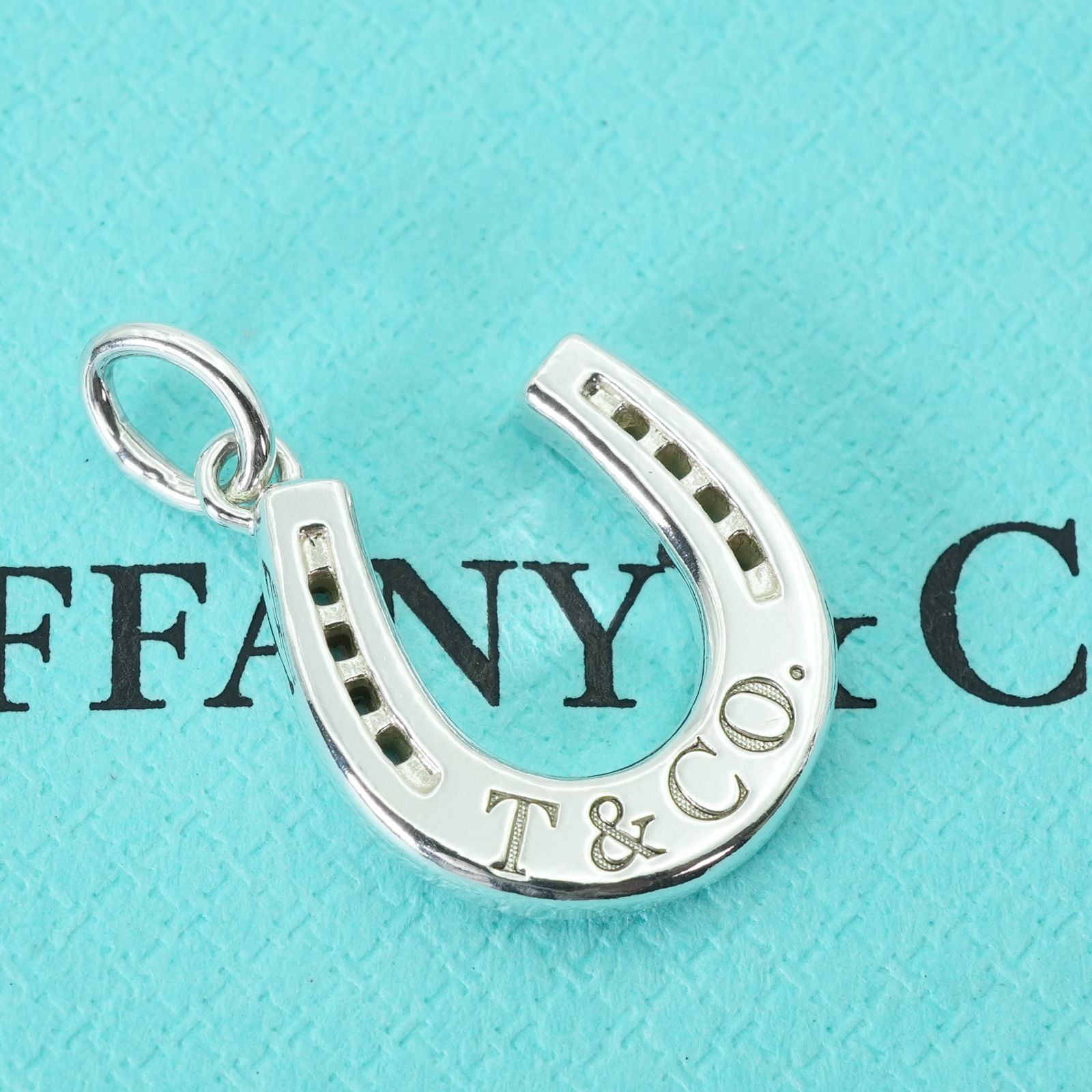 希少極美品 ティファニー ホースシュー ペンダントトップ/25-274S  