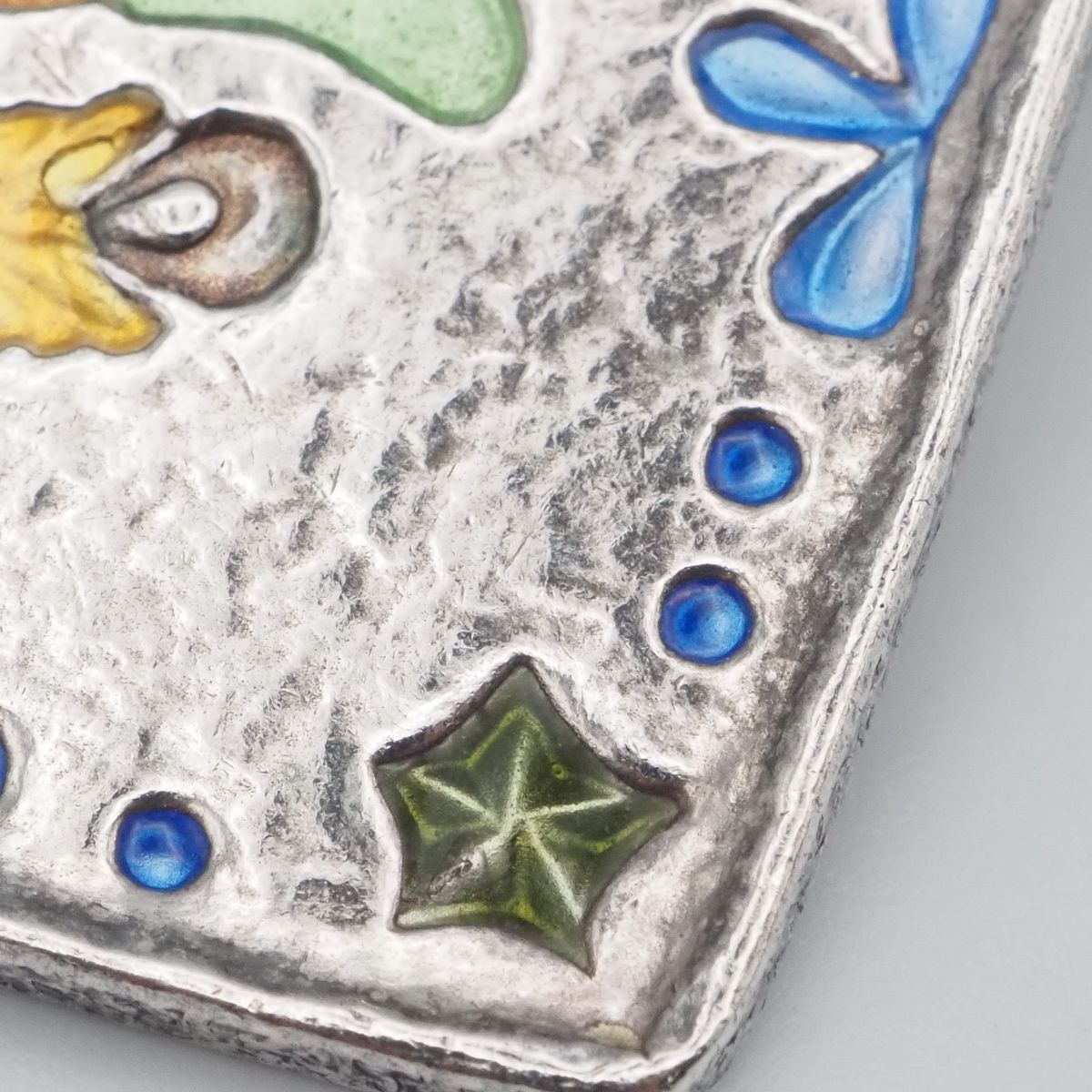 鶴岡鉦次郎 純銀 七宝焼 ネックレス 鶴岡鉦次郎 純銀 ペンダント