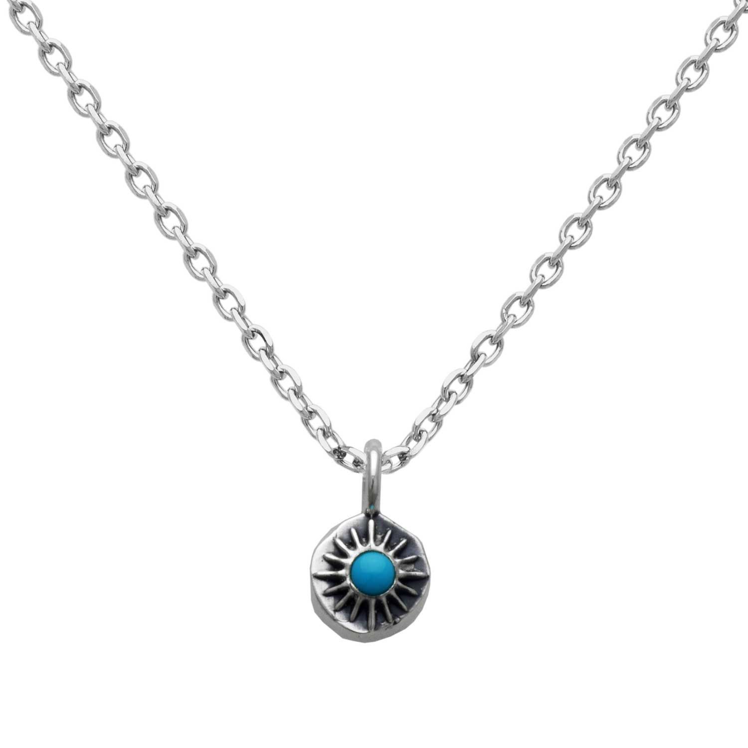 ターコイズ メンズネックレス シルバー925 新品 送料無料 snd129