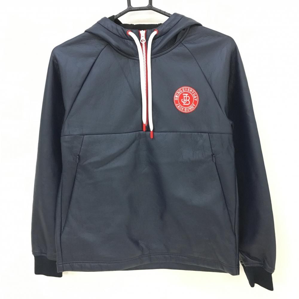 ☆特価☆【超美品】ジャックバニー フード付きブルゾン ネイビー