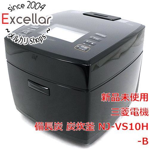 bn 9 三菱電機 IHジャー炊飯器 備長炭 炭炊釜 5.5合炊き NJ-VS10H-B 黒曜