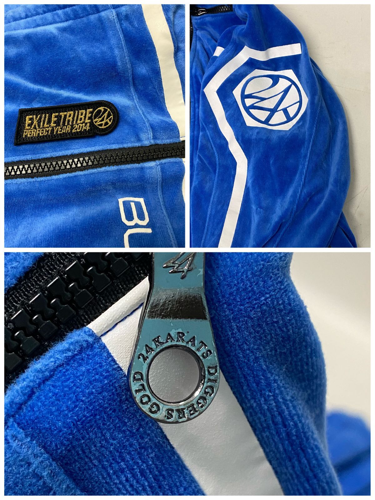 激レアセットアップ　EXILE TRIBE 24karats 初期　ダンスベロア 24karats EXILE PRIDE ベロア ジャージ セットアップ - メルカリ