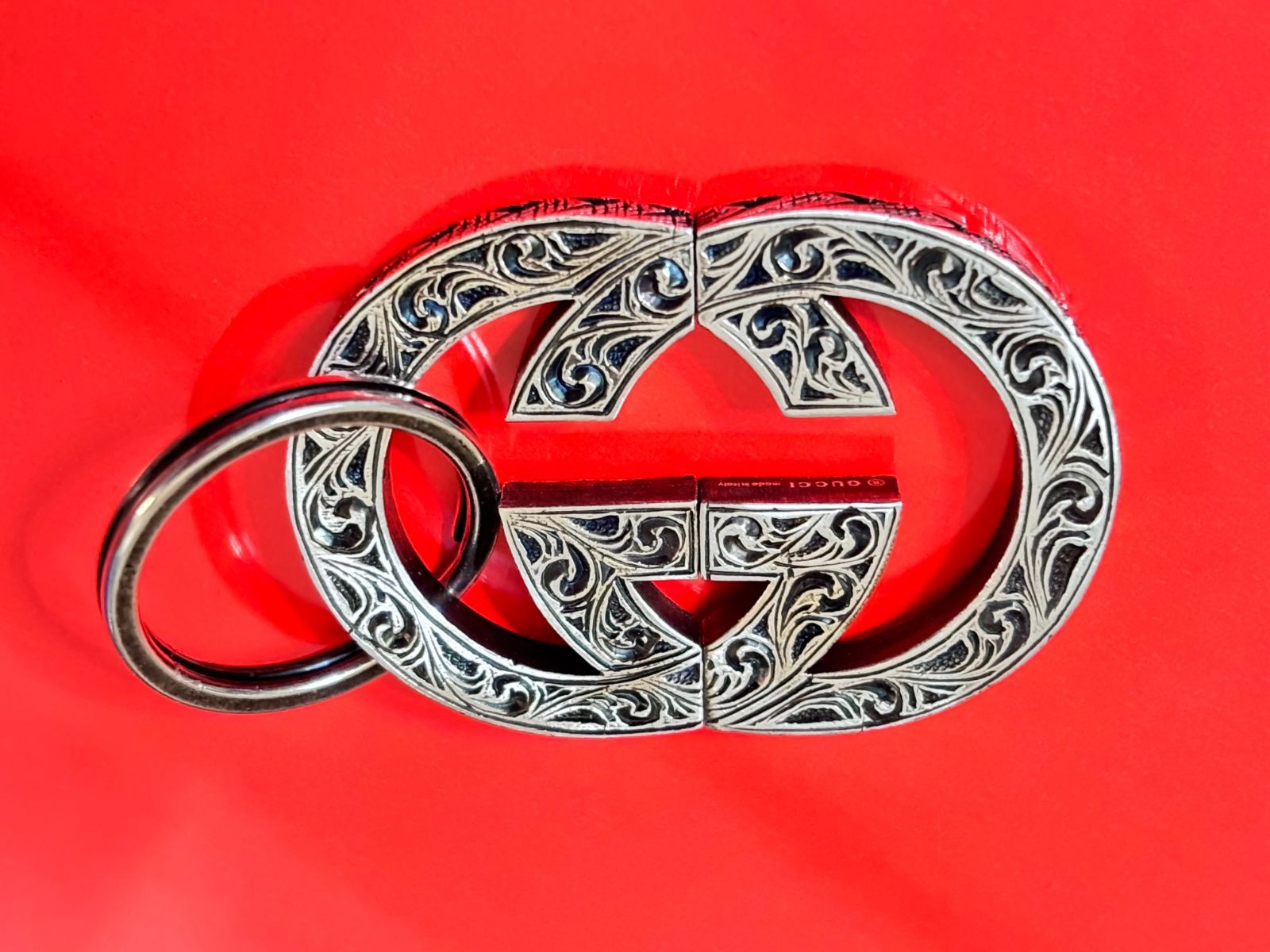 GUCCI インターロッキングGG キーリング