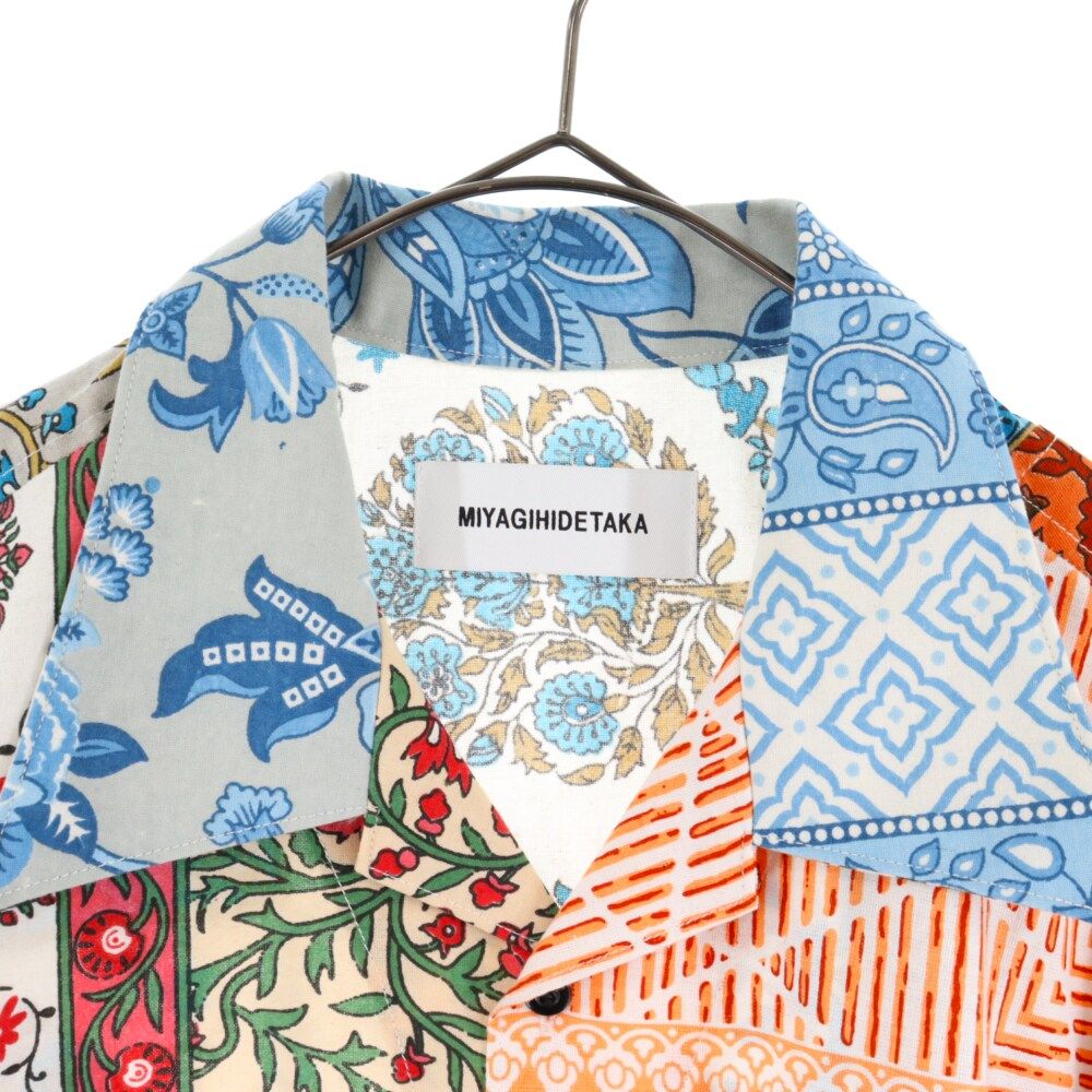 MIYAGIHIDETAKA バンダナ柄 半袖シャツ MIYAGIHIDETAKA ／ ミヤギ