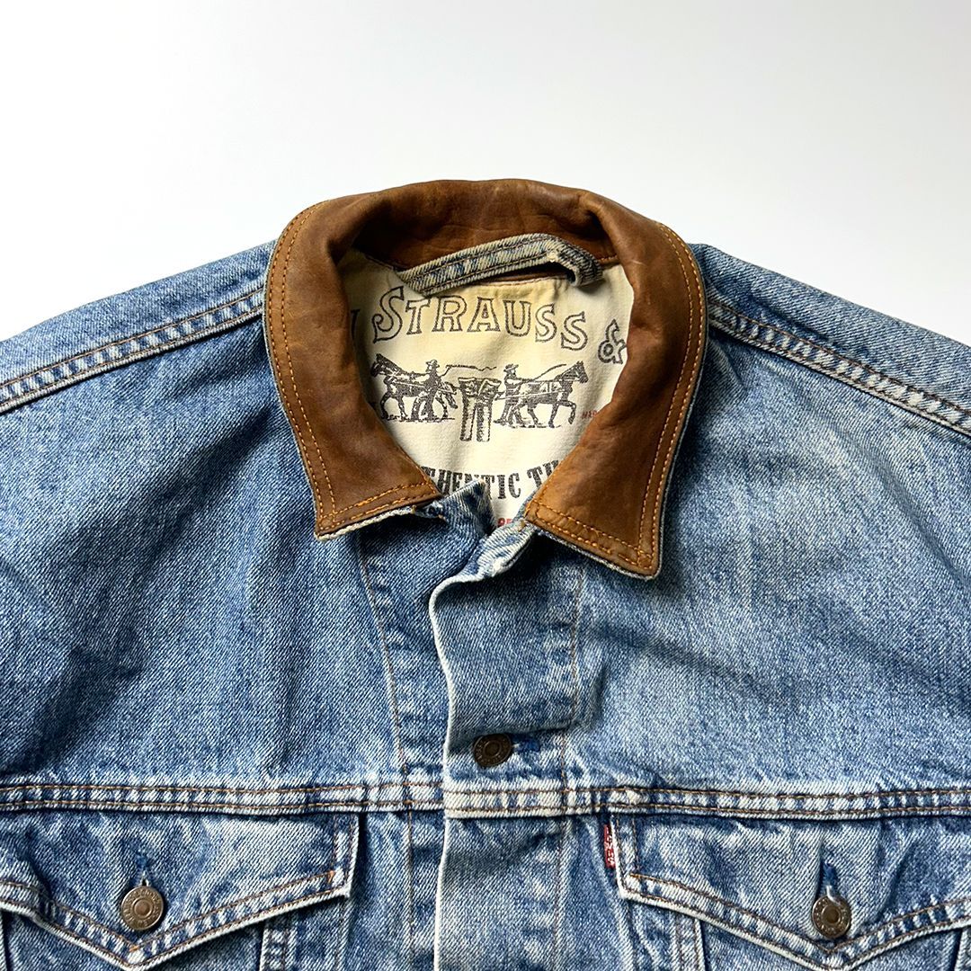 Levi's デニムジャケット L 75520 カナダ製 リーバイス 短丈 Levi's デニムジャケット L 75520 カナダ製 リーバイス 短丈