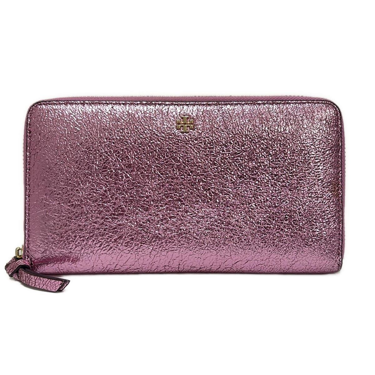 TORY BURCH(トリーバーチ) 長財布 - ピンク ラウンドファスナー