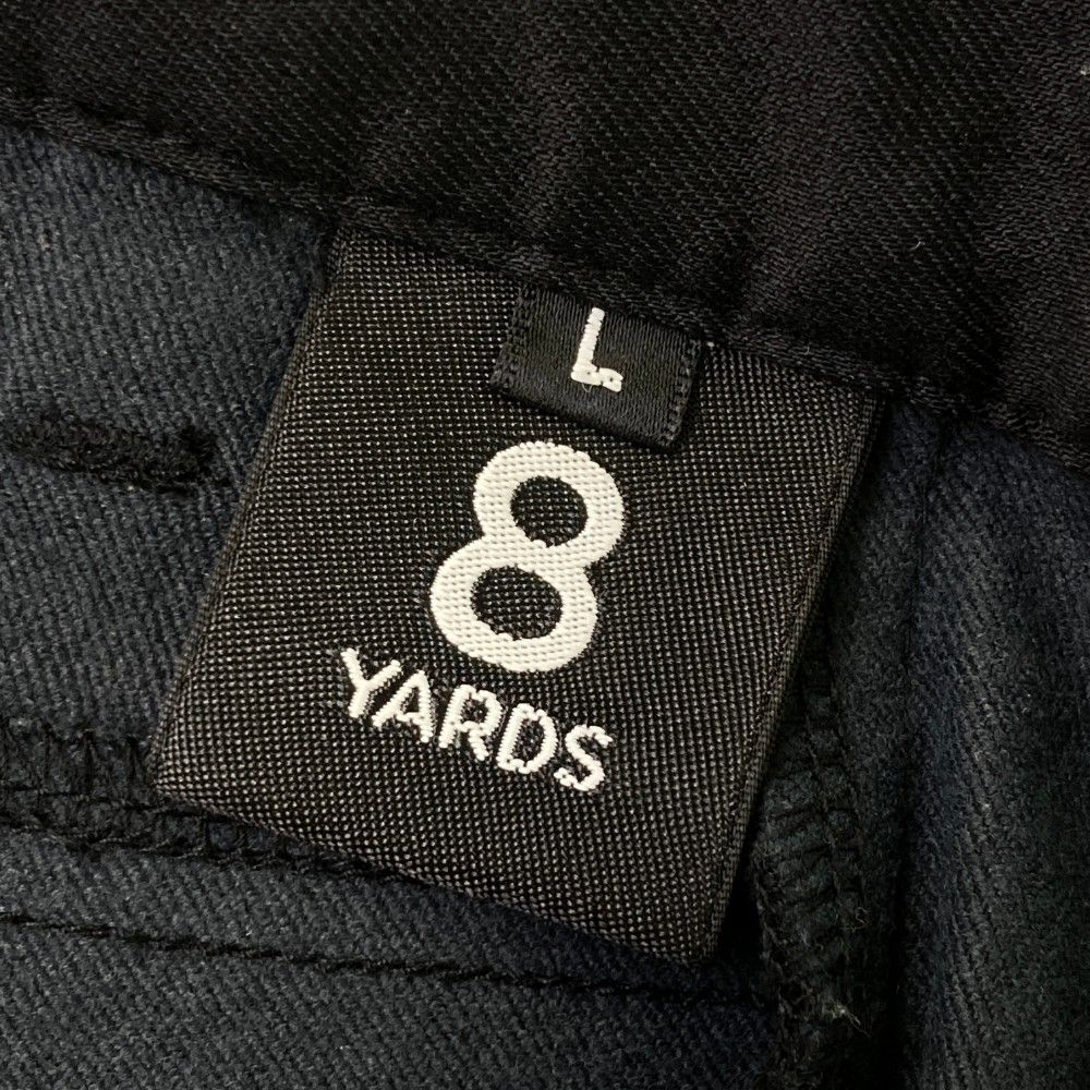 8YARDS ハチヤーズ ジョガーパンツ ストレッチロングパンツ ゴルフ メンズ サイズ：L 8YARDS ハチヤーズ ストレッチジョガーパンツ ブラック系