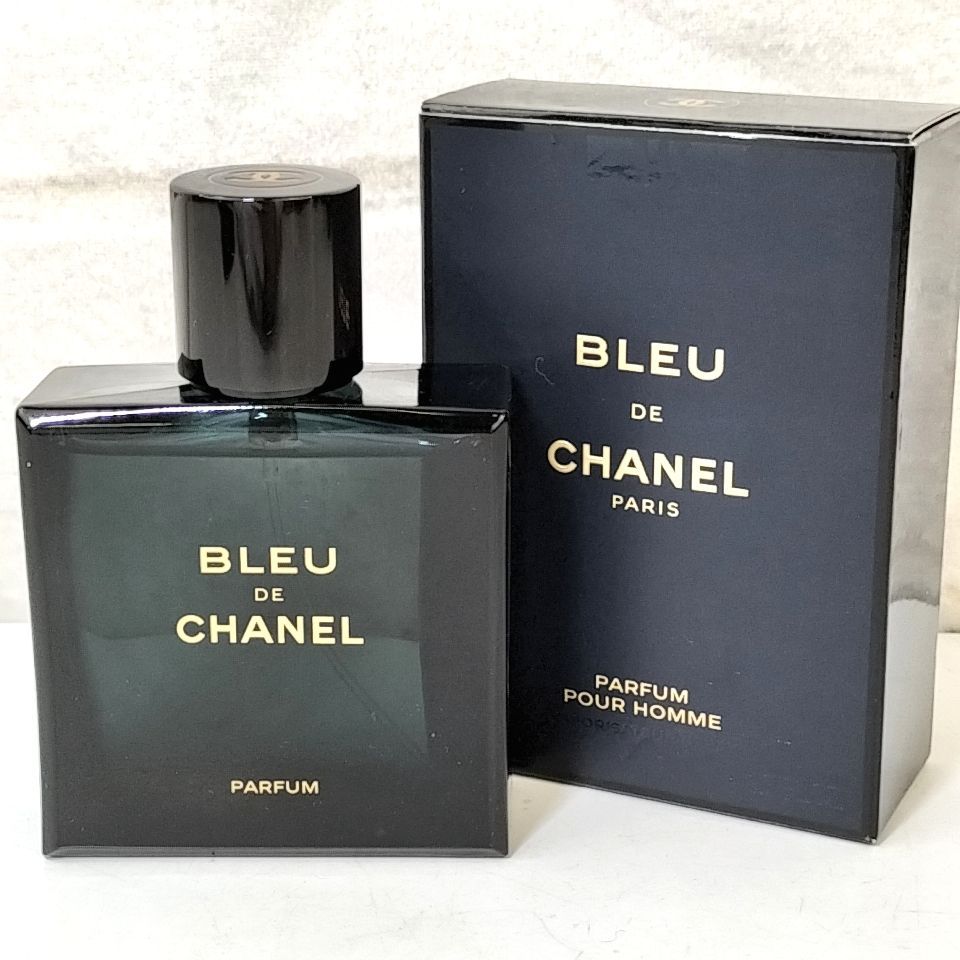 F 46 【 CHANEL 】 50ml ほぼ満タン BLEU DE CHANEL シャネル ブルードゥシャネル PARFUM パルファム SP  スプレー 香水 フレグランス - メルカリ