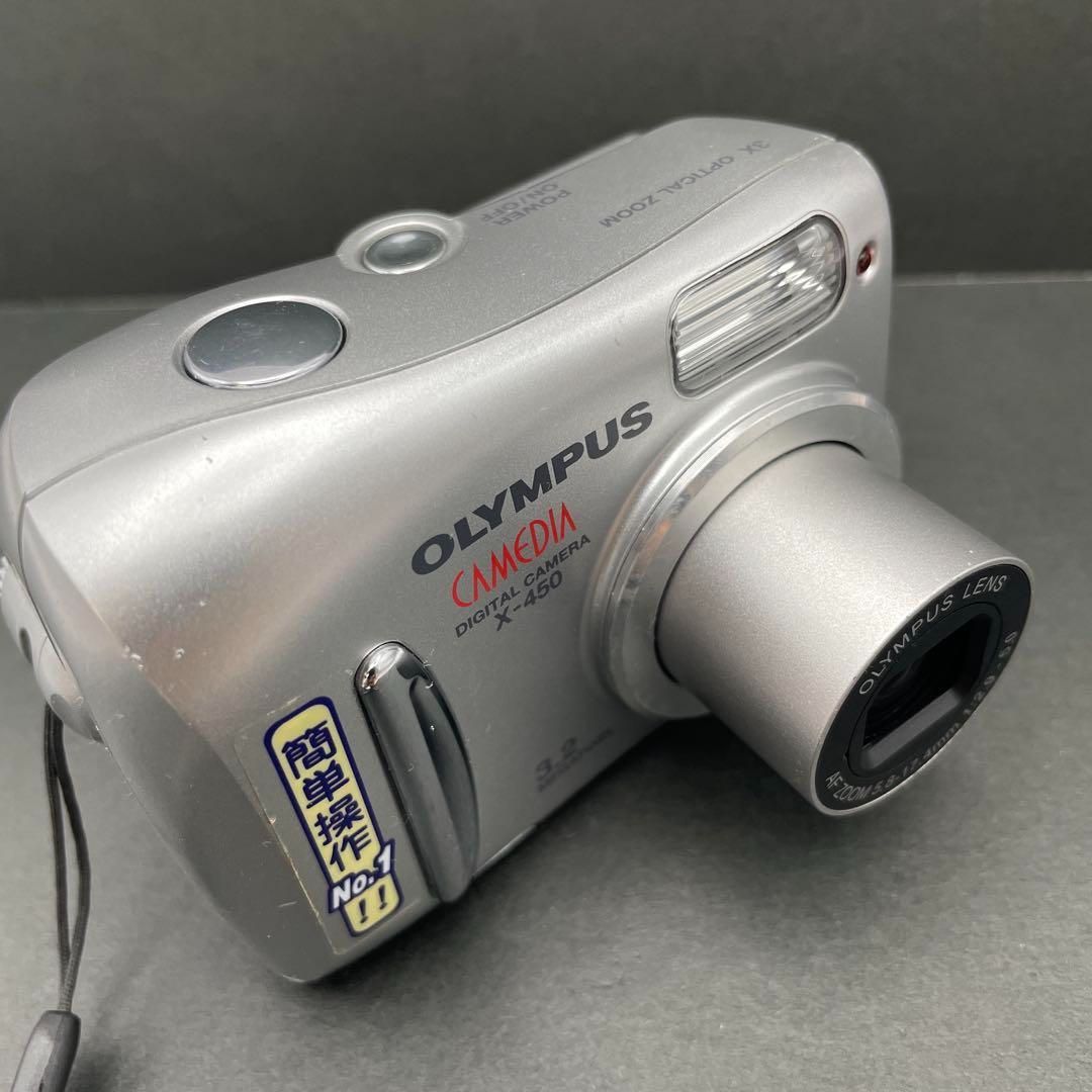 オリンパス　CAMEDIA x-450 デジカメ　コンデジ CAMEDIA（キャメディア)X-450：コンパクトデジタルカメラ