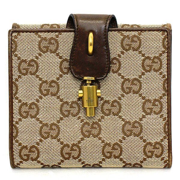 グッチ GUCCI 2つ折り財布 109342 ニュージャッキー/GG柄 ジャガード