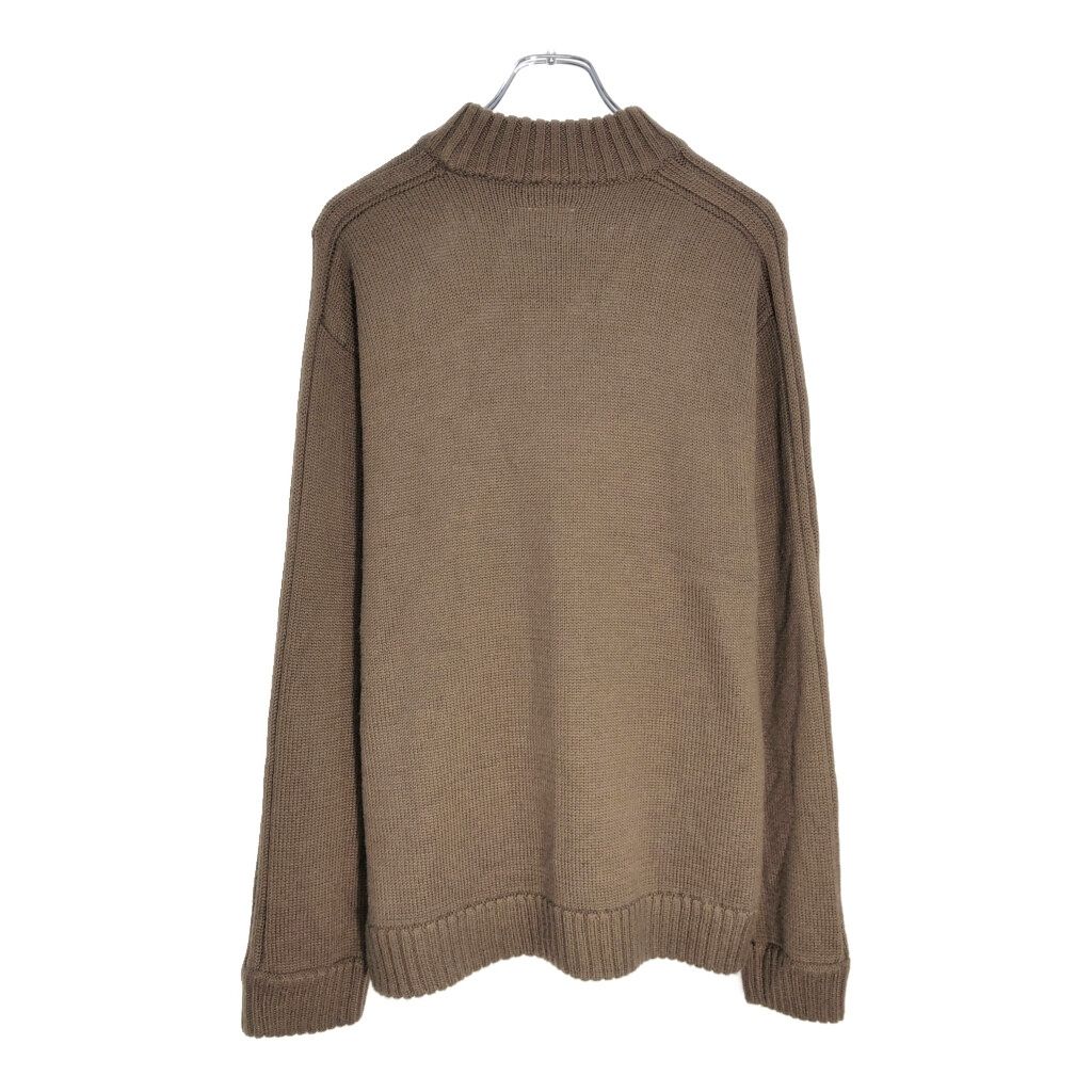 OAKLEY オークリー モックネック セーター ブラウン メンズ L 古着 V6367