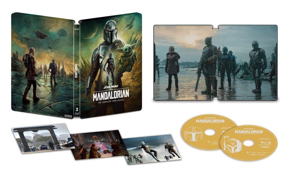 マンダロリアン シーズン3 Blu-ray コレクターズ エディション スチールブック 数量 Blu-ray ペドロ パスカル 出演 ケイティー サッコフ 出演 形式 Blu-ray
