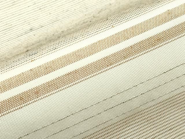 平和屋本店□極上 九寸名古屋帯 本場縞大島紬地 横段文