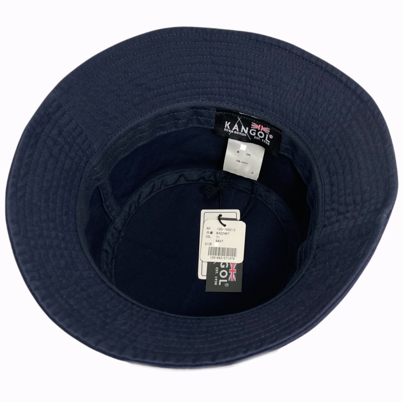 定番人気】KANGOL バケットハット コットン素材 サイズ展開あり Navy - メルカリ