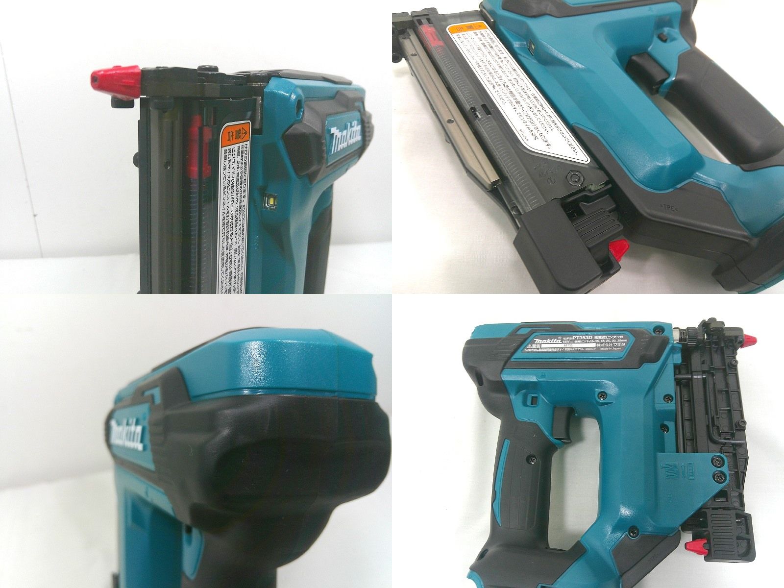 Makita - s25g-657x【中古】makita ﾏｷﾀ　18V　15～35mm　充電式　ﾋﾟﾝﾀｯｶ　PT353D　本体+ｹｰｽのみ Makita/マキタ 18v充電式ピンタッカ PT353DZK 本体ケースのみを