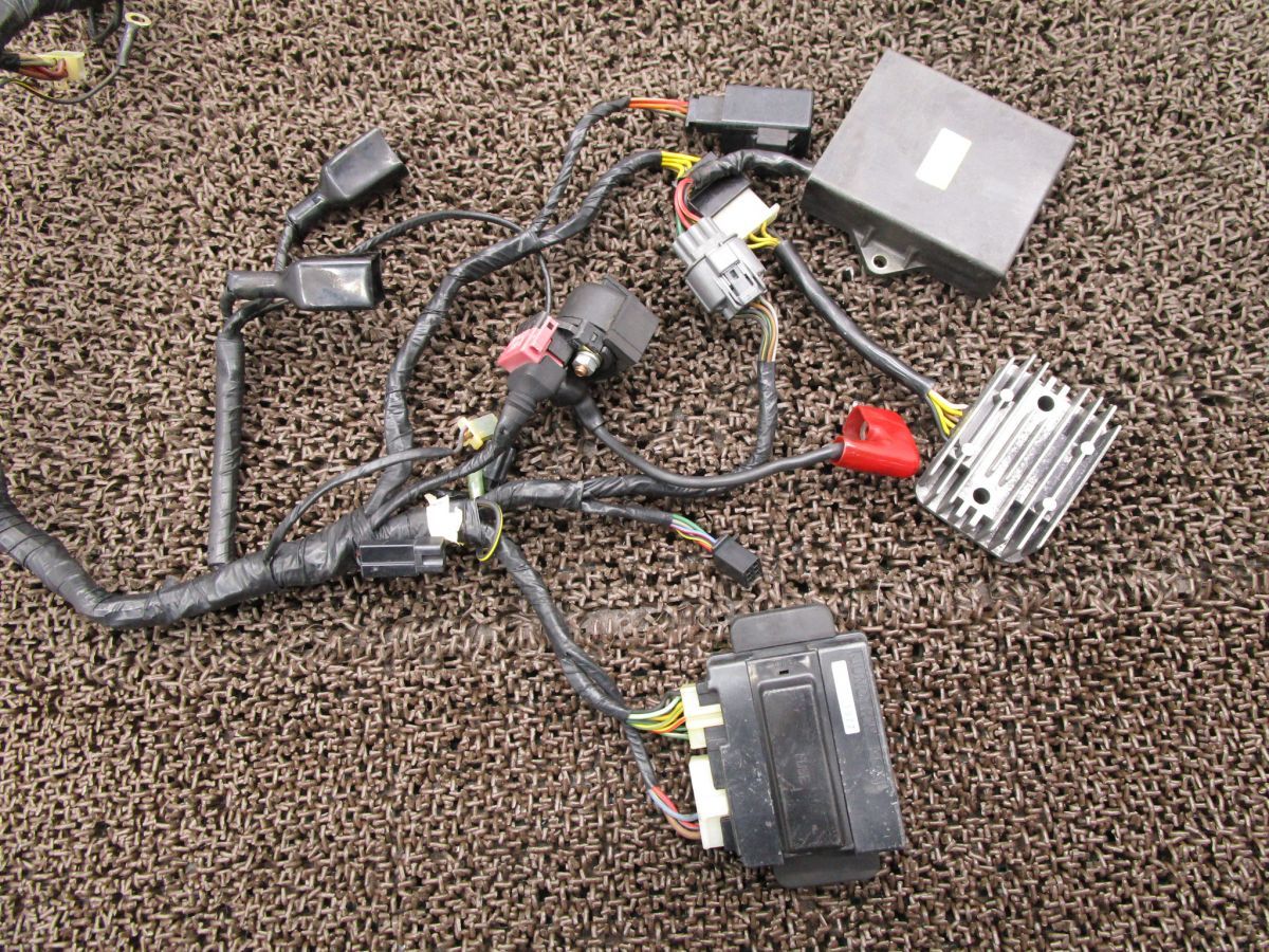 エストレヤ メインハーネス CDI レギュレター △A5867 イグニッションコイル BJ250A カワサキ BJ250AE Estrella キャブ車