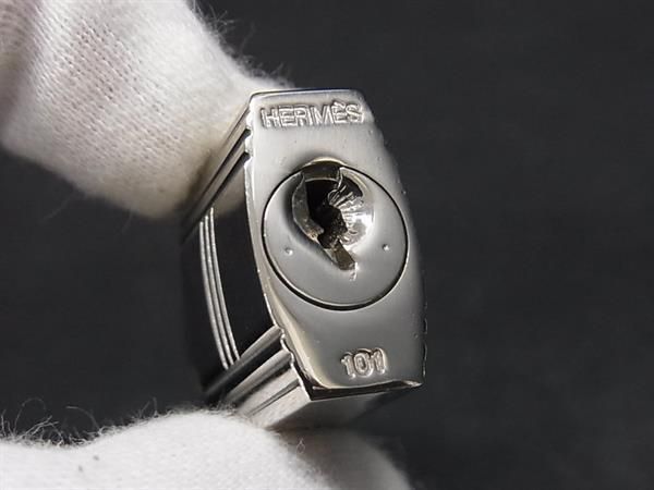 □美品□ HERMES エルメス カデナ 南京錠 パドロック 101 鍵 キー