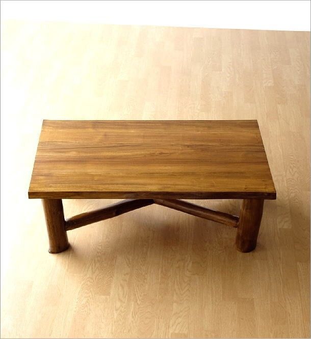 JF01775 ウサミ木工 天然木 無垢 座卓 ローテーブル