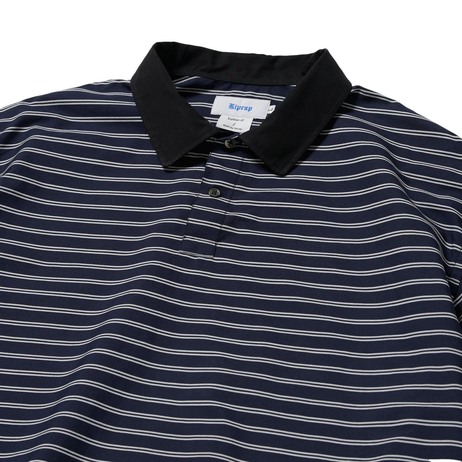 Riprap リップラップ POLO SHAPED SH S/S(POPLIN/TYPEWRITER BORDER 