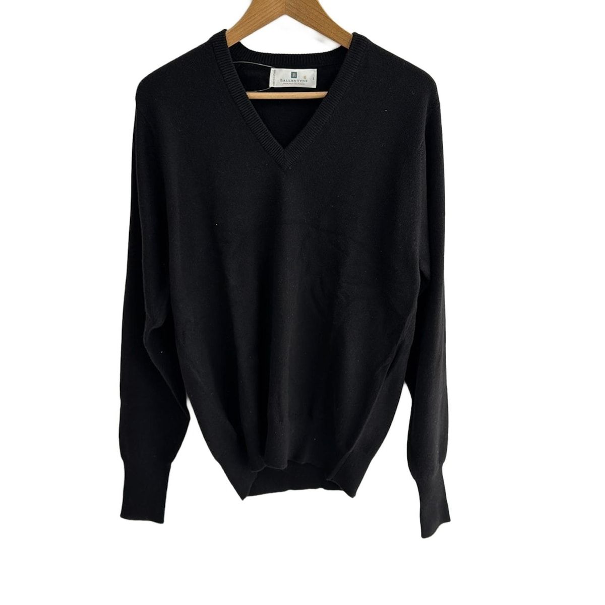Ballantyneバランタイン Vネックニット カシミヤ 44
