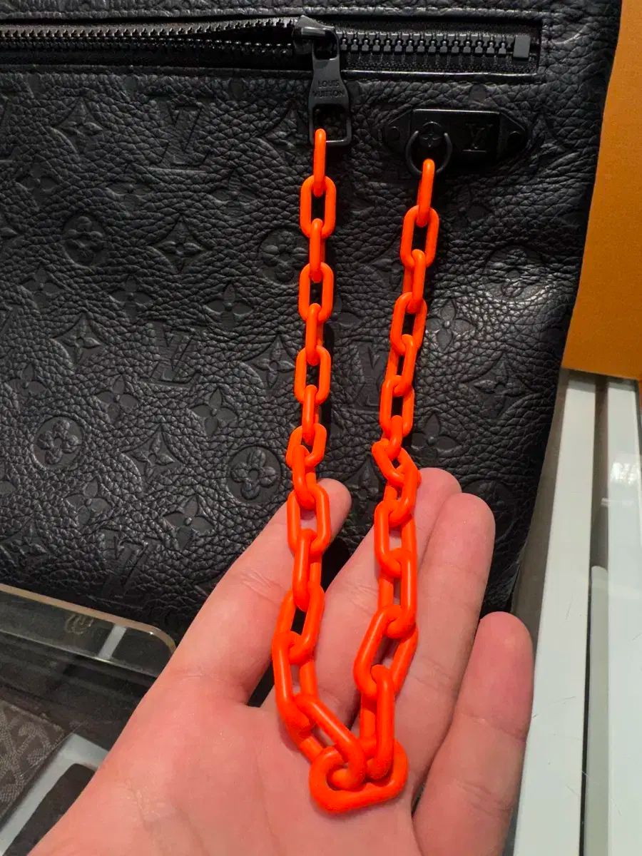 Louis Vuitton ヴァージル トゥー ウール モノグラム チェーン クラッチバッグ クラッチバッグ バッグ メンズ