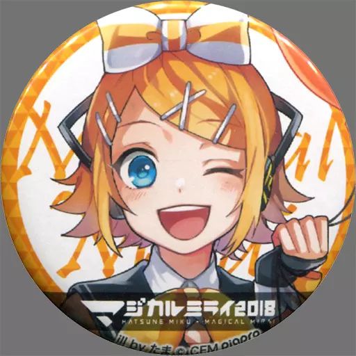 中古】バッジ・ピンズ(キャラクター) 鏡音リン 「初音ミク マジカル