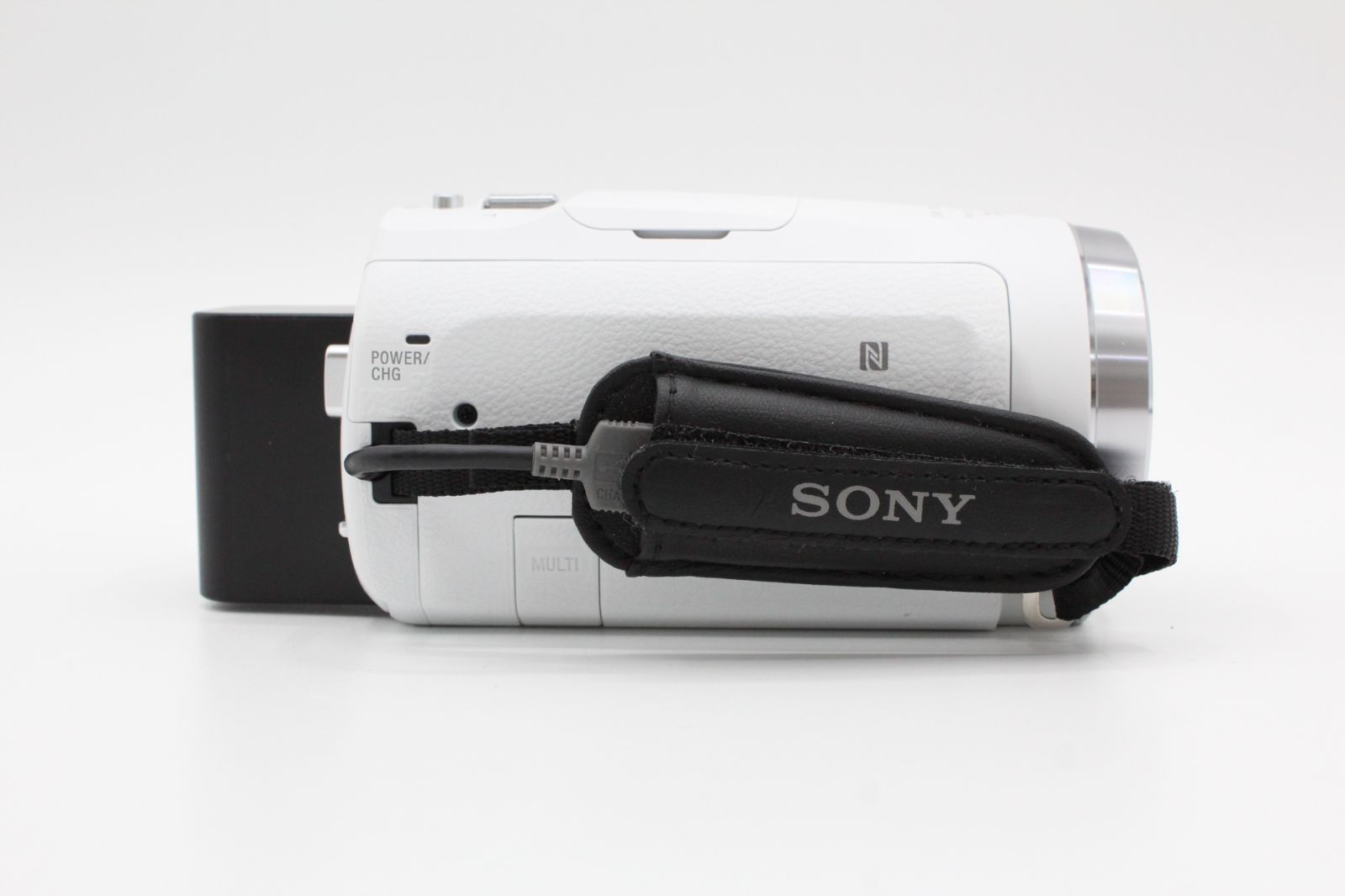 ＜＜新品バッテリー付き！！＞＞【美品】SONY ソニー ビデオカメラHDR-CX675 32GB 光学30倍 ホワイト Handycam HDR-CX675 W #LE2025183