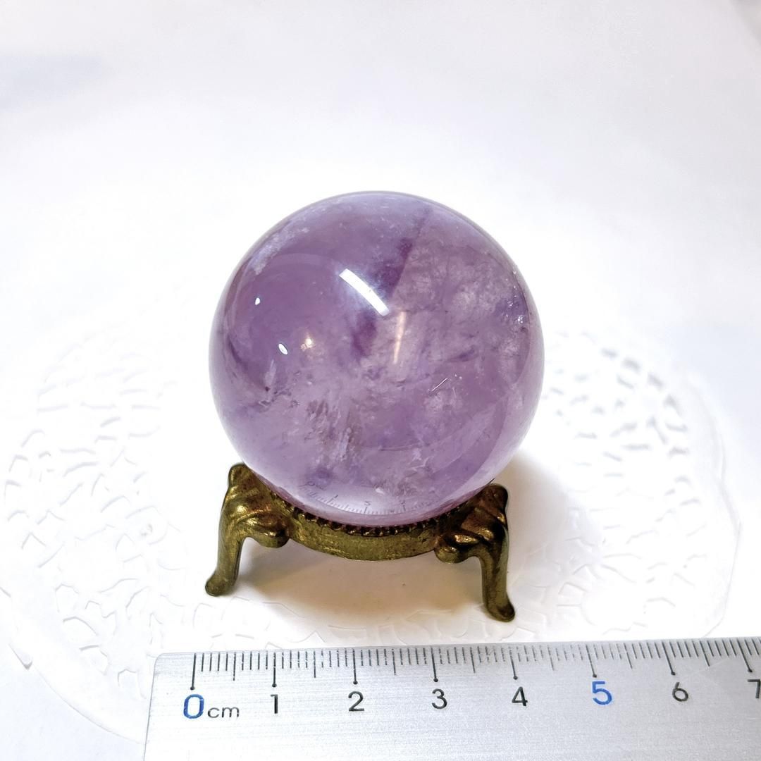 E15872 アメトリン 約41㎜ 球 スフィア ブラジル amethyst 天然石 パワーストーン NEXPOTALLINN_EU