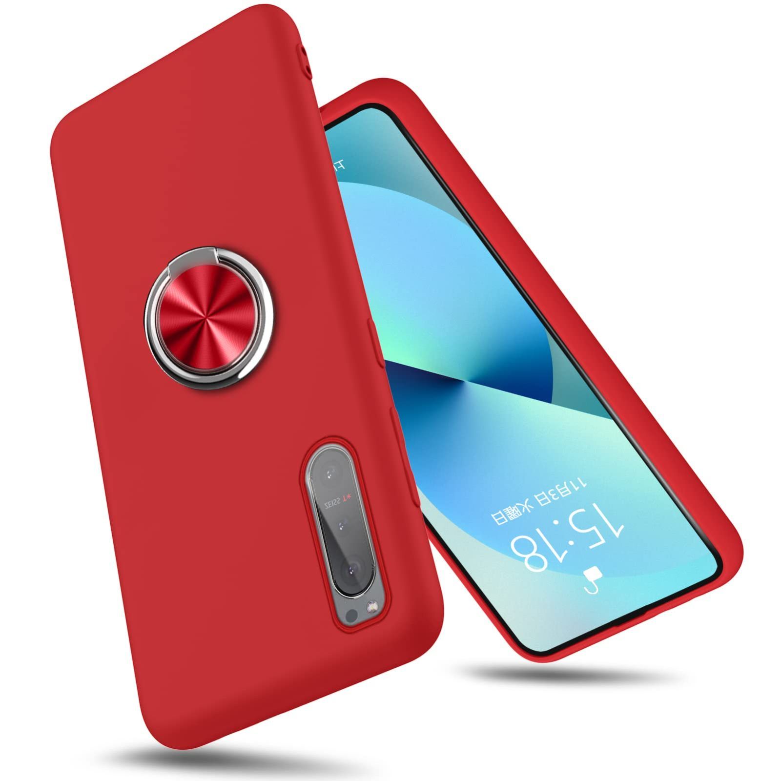 【新着商品】シリコン TPU 柔らかい ストラップホール リング付き 薄型 耐衝撃 ケース 衝撃吸収 車載ホルダー対応 スタンド機能 ケース 傷付き防止 指紋防止 SC-56B さらさら手触り 持ちやすい