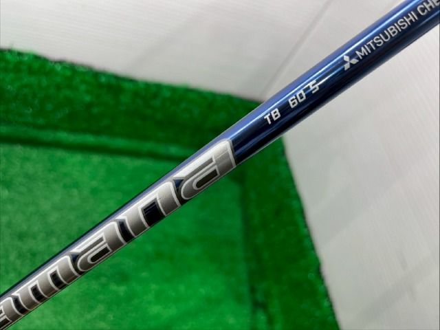 ディアマナTB60S 標準シャフトの「Diamana ZX-II60」。他の2モデルに比べて少し重