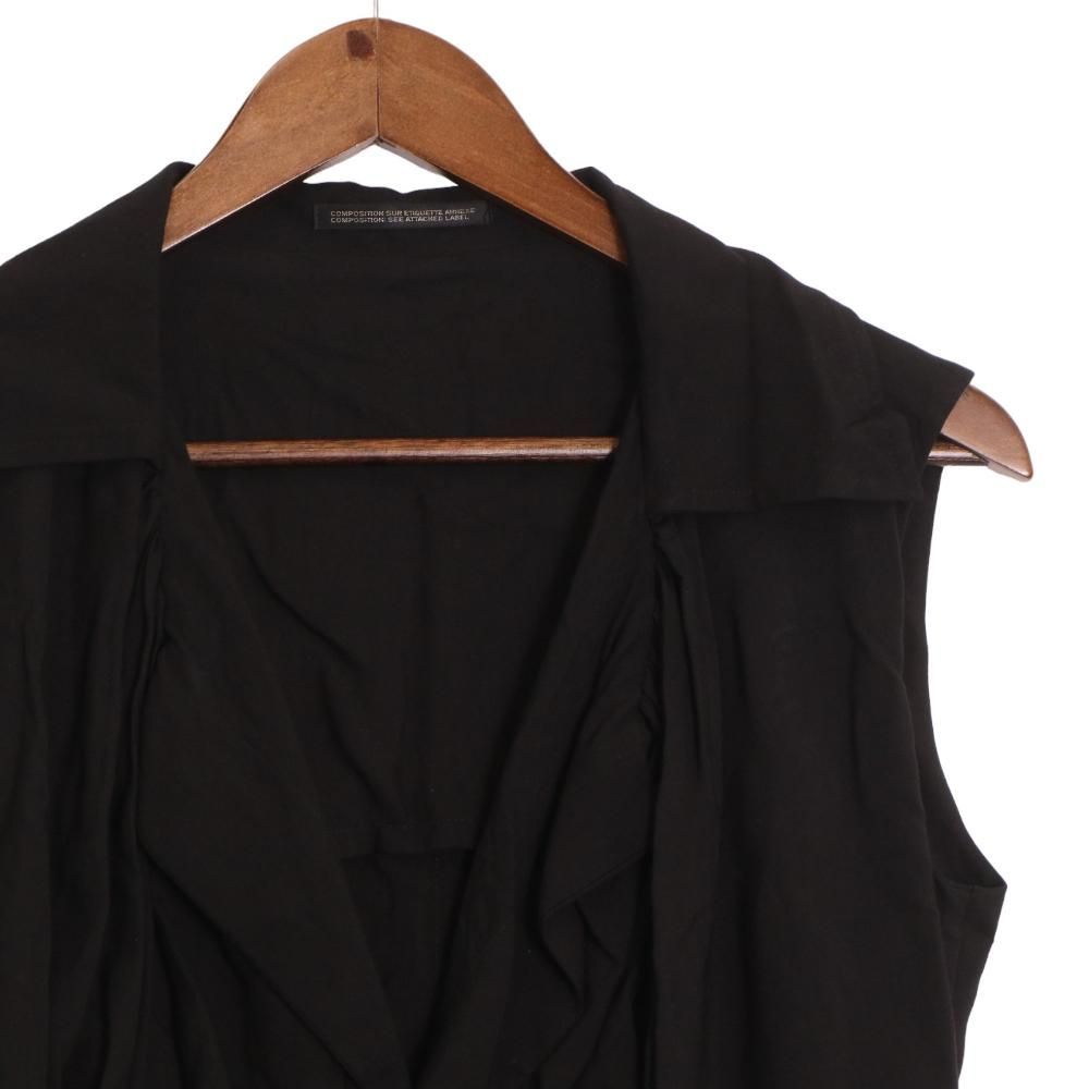 Yohji Yamamoto ヨウジヤマモト　スリーブレスドレスワンピース ヨウジヤマモト 22SS スリーブレスドレス ワンピース ハーフ