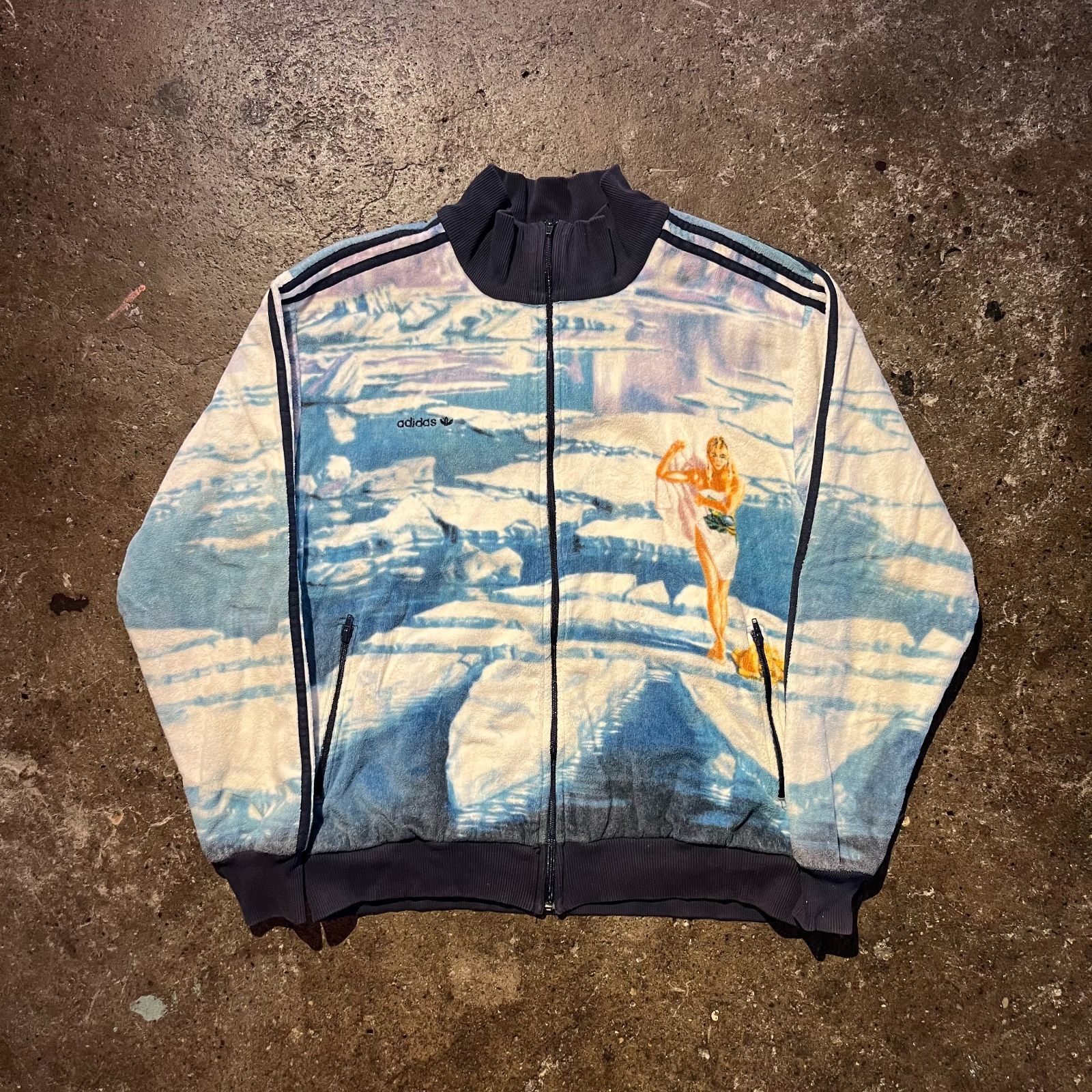 adidas パイル トラックジャケット カレンダーガール カレンダーガール 