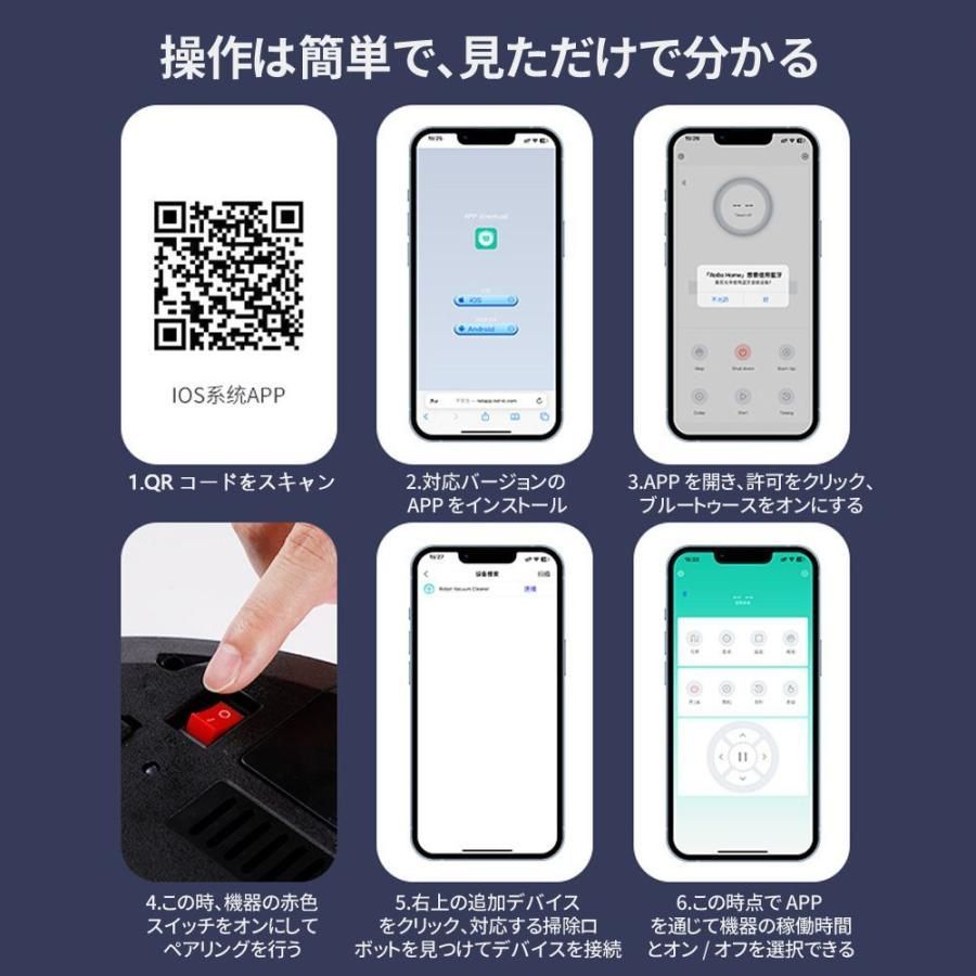 2025 ロボット掃除機 お掃除ロボット 6800Pa 強力吸引 安い 全自動掃除機 水拭き 拭き掃除 USB充電 落下防止 静音 超薄型 シンプル操作 リモコン付き WWW_KANDAIZUMI_COM