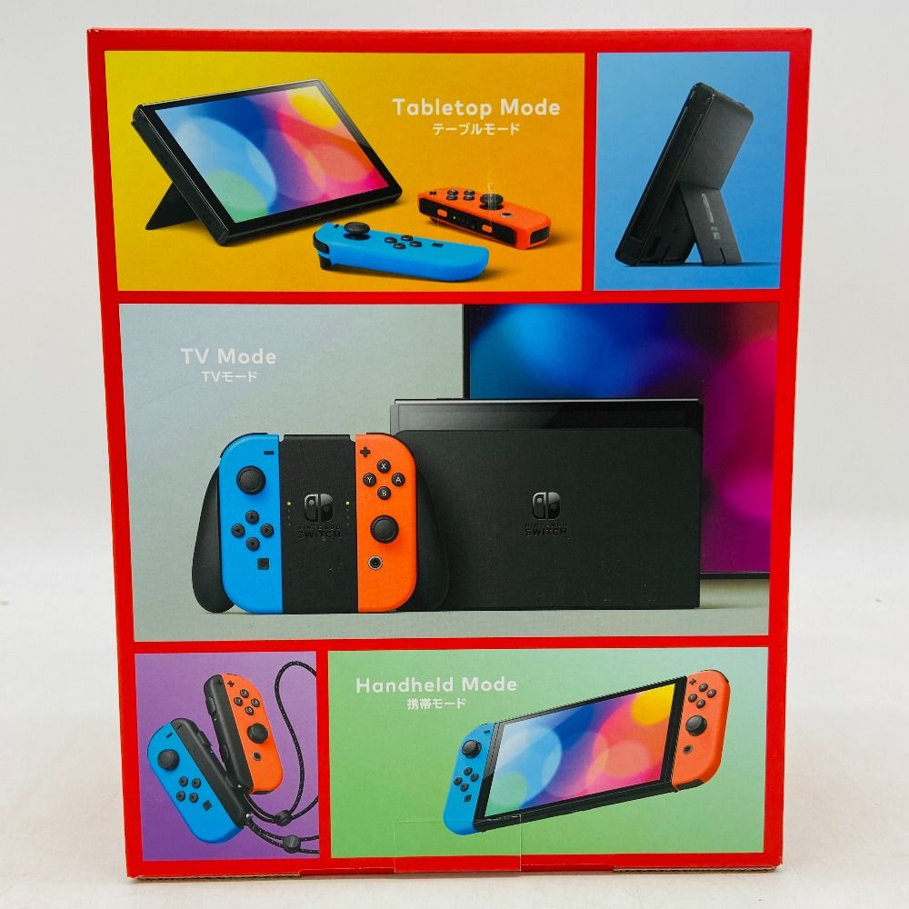 04w1169△【未使用】Nintendo Switch 有機ELモデル HEG-001 ネオンブルー ネオンレッド 中古品 - メルカリ