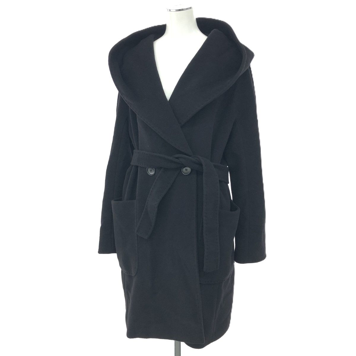 MAX MARA マックスマーラ ダブル フーデッドロング コート