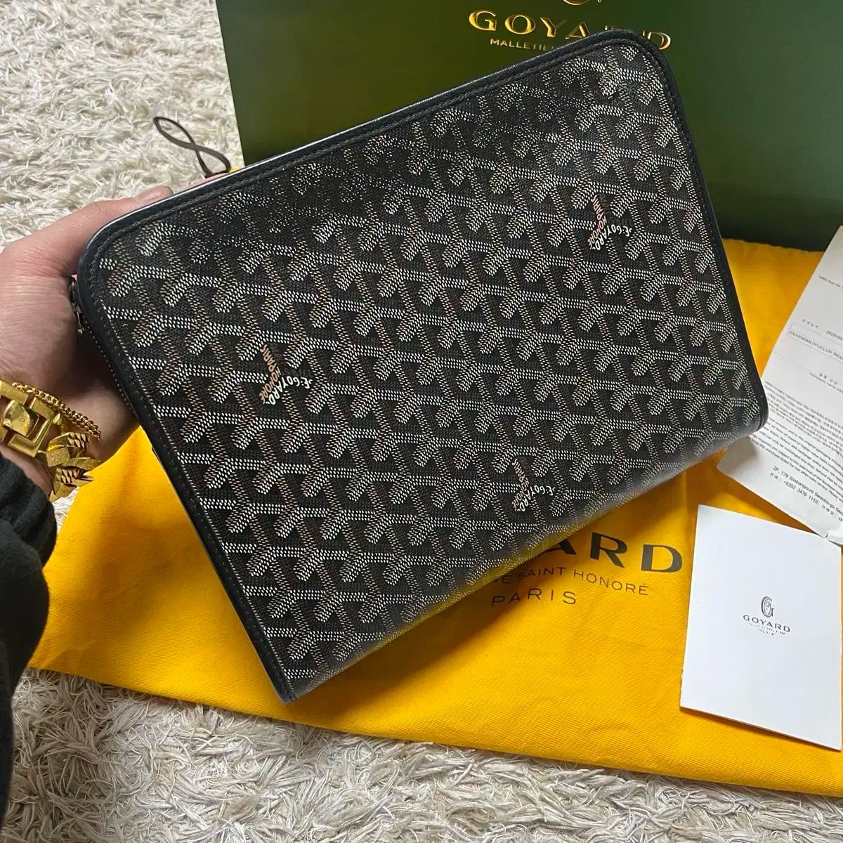 雷市場（ポンジャン）商品韓国直送】 付属品完備 Goyard(ゴヤール) ジュバンス GM - メルカリ