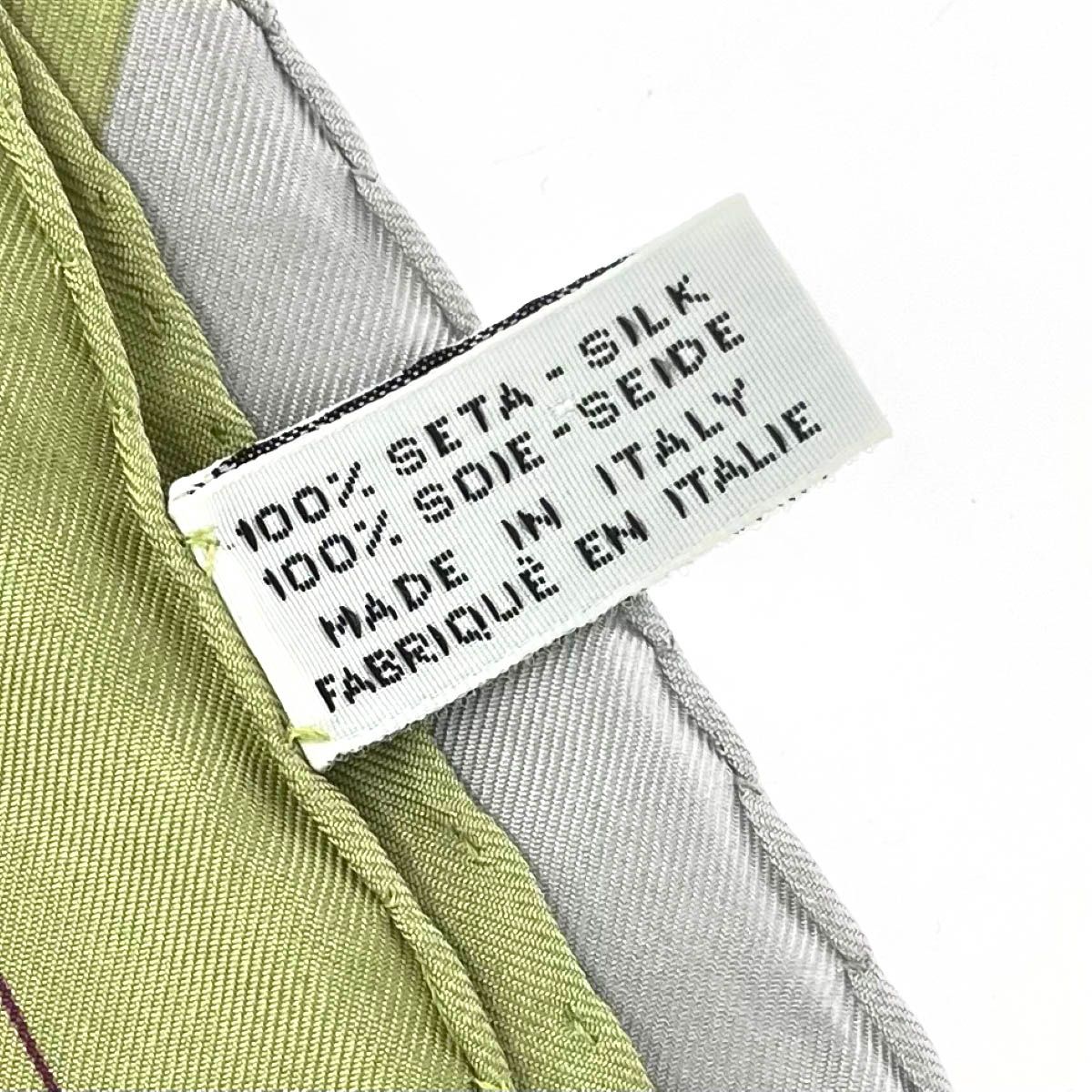 186 Louis Vuitton ルイヴィトン スカーフ ライムグリーン 186 Louis Vuitton ルイヴィトン スカーフ ライムグリーン ルイ