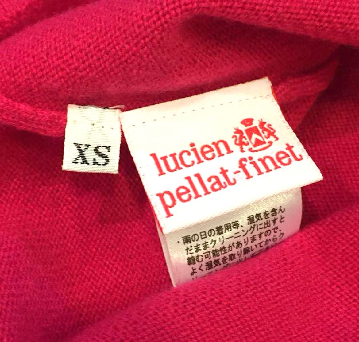 ペラフィネ ワンピース カシミヤ ルシアン ペラフィネ カシミヤ ニット ワンピース チュニック ピンク