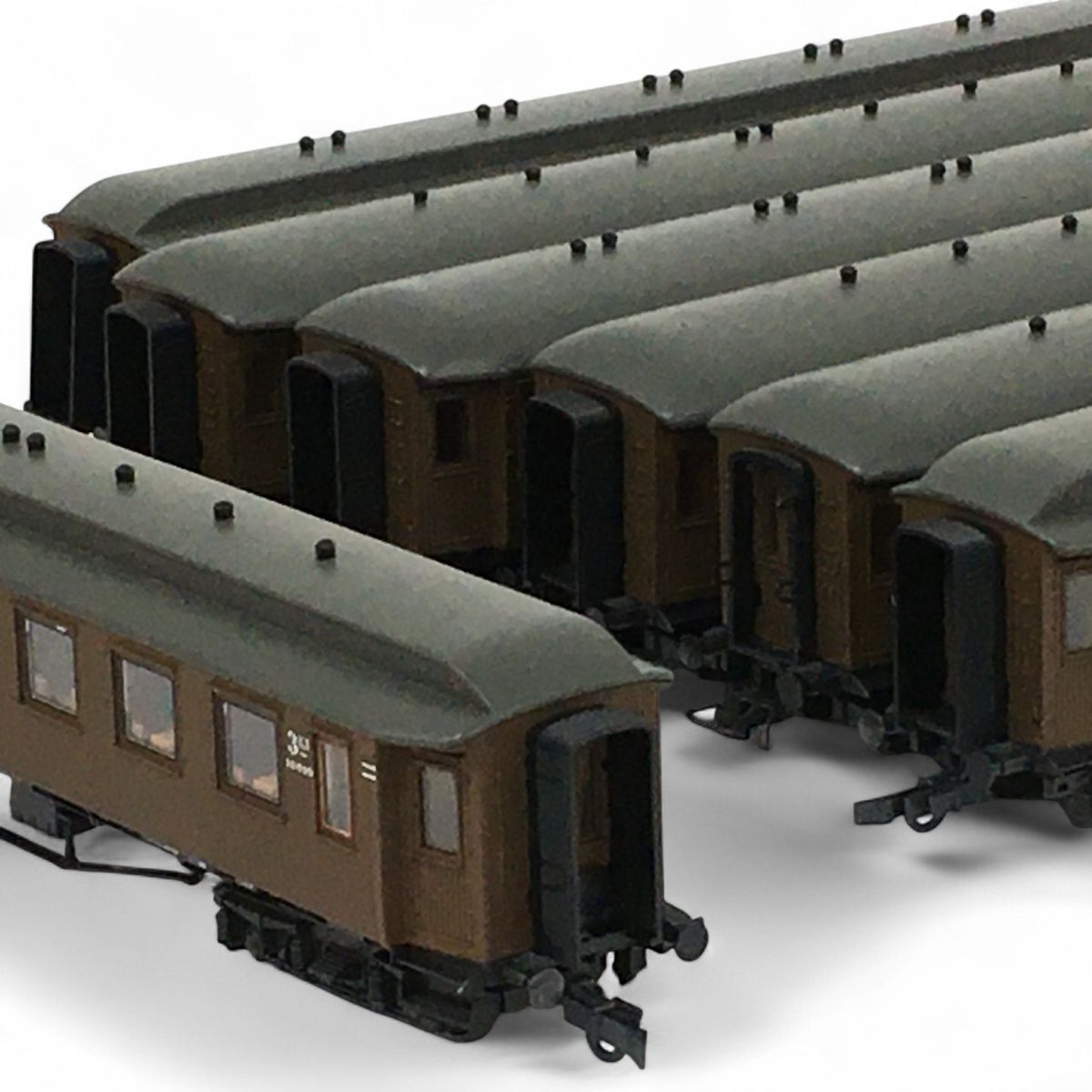 ROCO 4221A|4221D|44261|44267|44268 ノルウェー国鉄 NSB 客車 7両セット HOゲージ 鉄道模型 N10459841