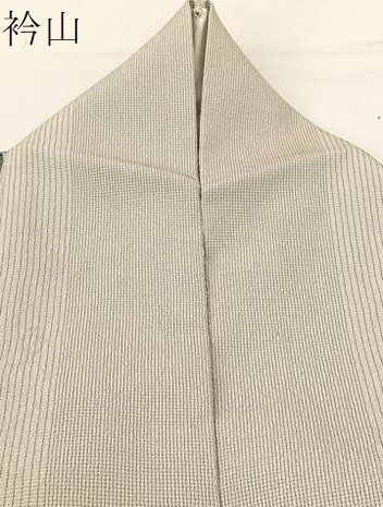 平和屋着物▽本塩沢 単衣 間道 正絹 逸品 BAAT9058yc