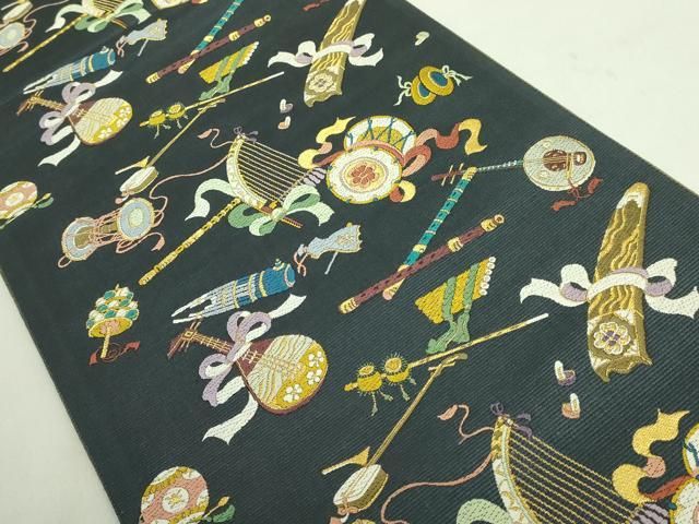 平和屋着物□極上 西陣の老舗 1782年創業 山下織物 六通柄袋帯 唐織