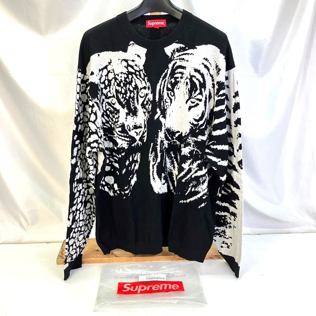 Supreme Big Cats Jacquard　 M　シュプリーム　セーター Supreme Big Cats Jacquard M シュプリーム セーター Supreme Big Cats