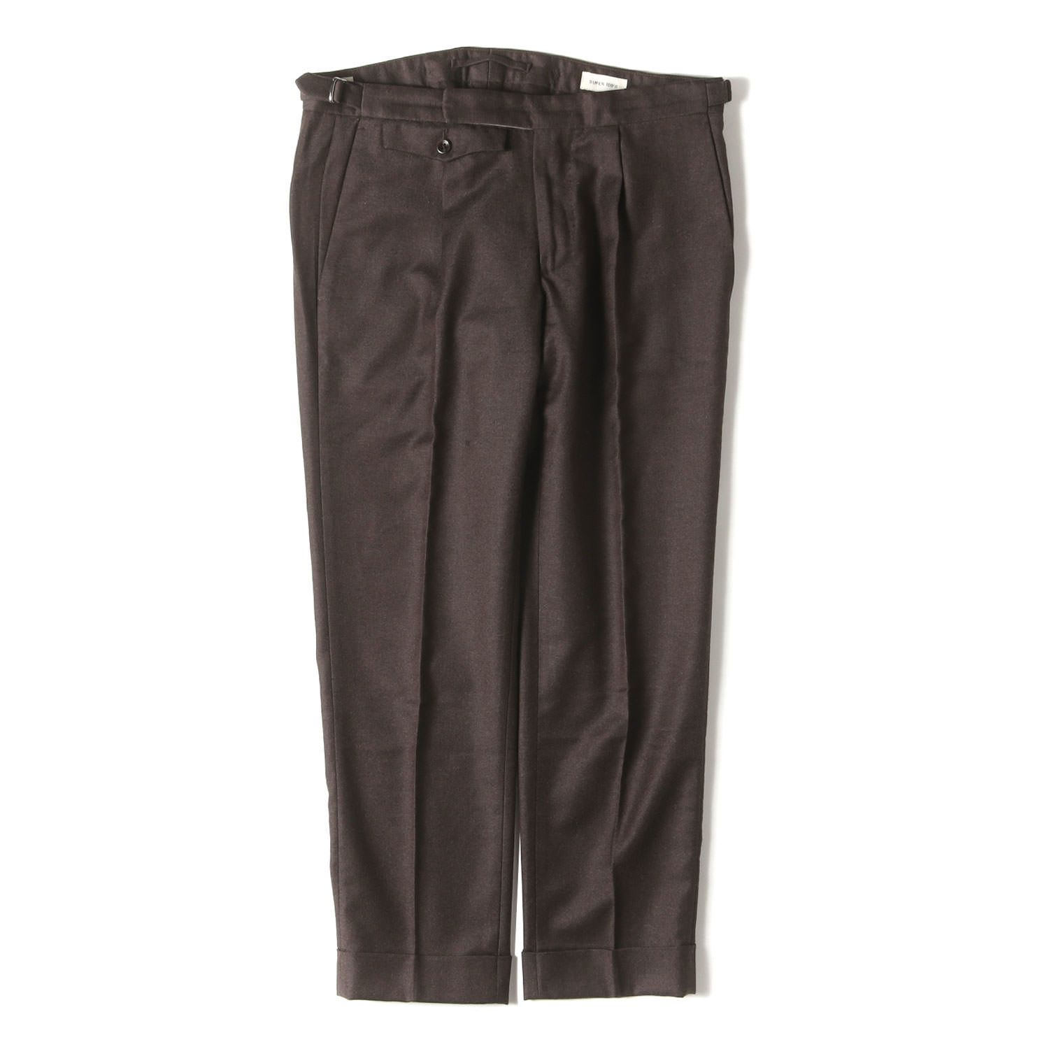 【美品】インコテックス×BEAMSF ウールスラックス チャコール 48 INCOTEX × BEAMS F ウールパンツ INCOTEX インコテックス スラックス