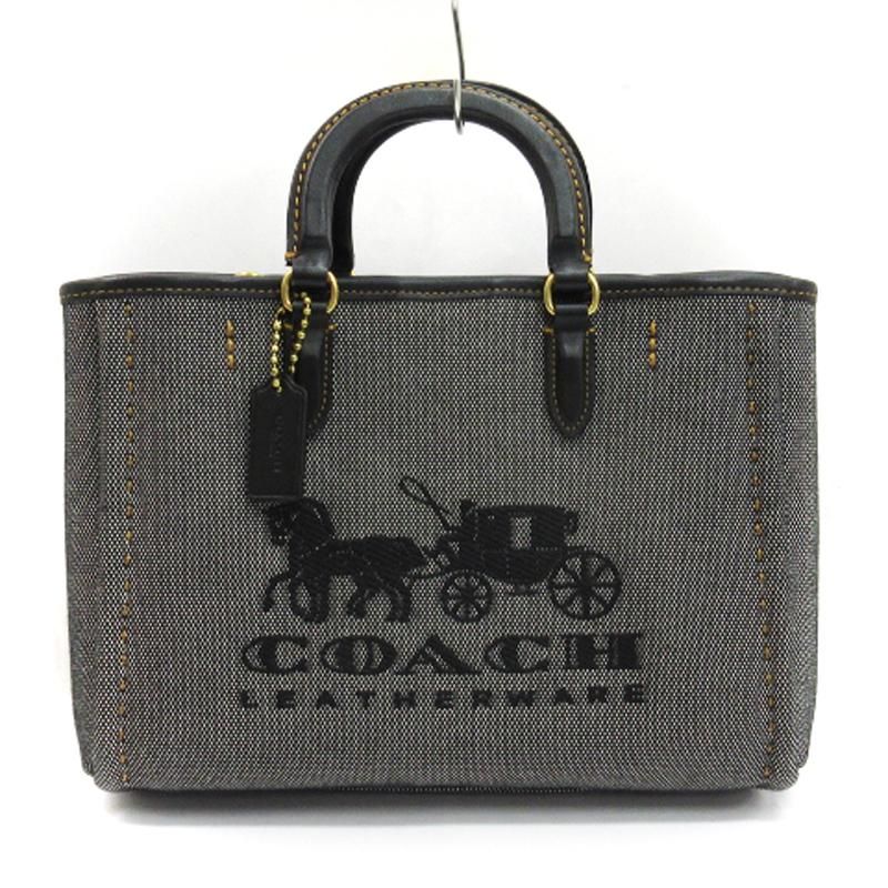 コーチ COACH リース トート28 2WAY バッグ ショルダー キャンバス