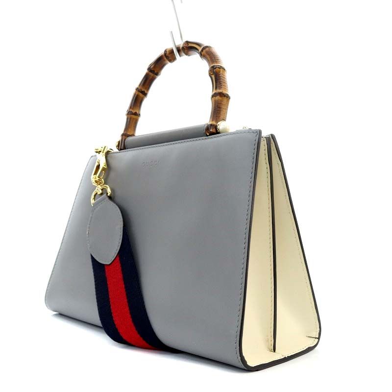 グッチ GUCCI バンブー ニムフェア ハンドバッグ ワンハンドル 
